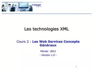 les technologies xml