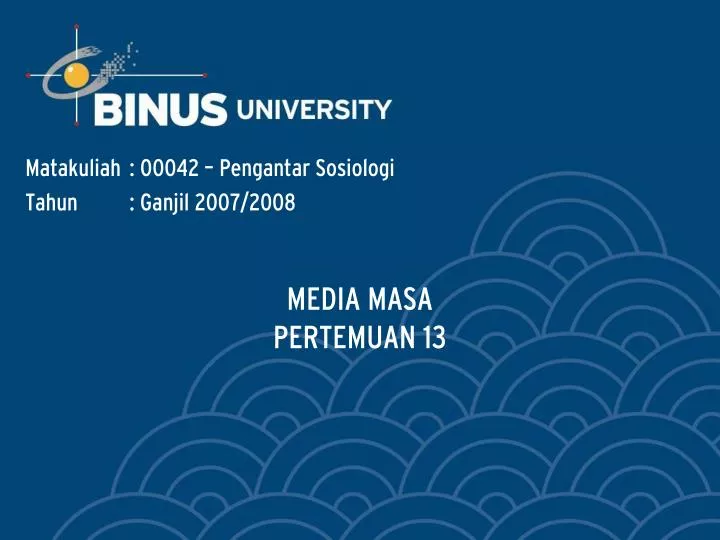 media masa pertemuan 13