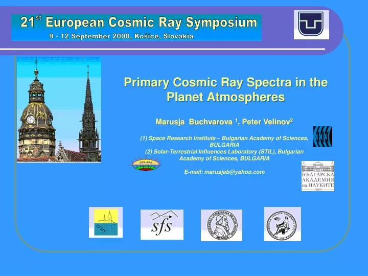 primary cosmic ray spectra in the planet atmospheres