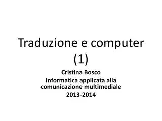 traduzione e computer 1