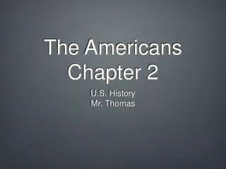 The Americans Chapter 2