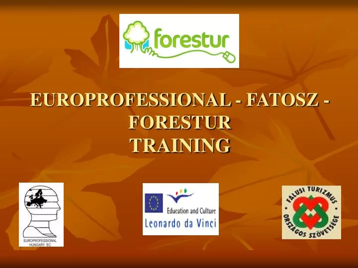 europrofessional fatosz forestur training