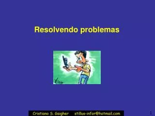 resolvendo problemas