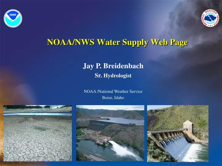 noaa nws water supply web page