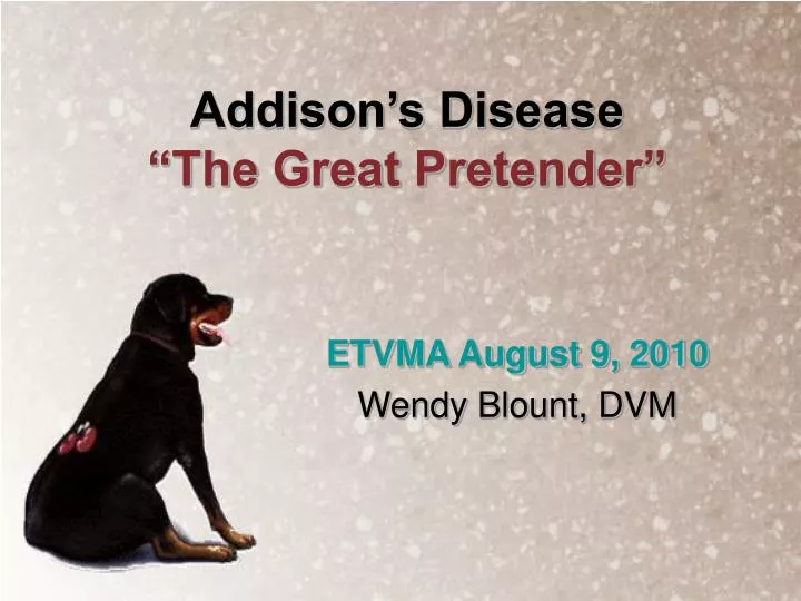 addison s disease the great pretender
