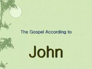 The Gospel According to