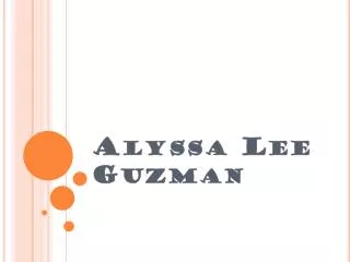 Alyssa L ee G uzman