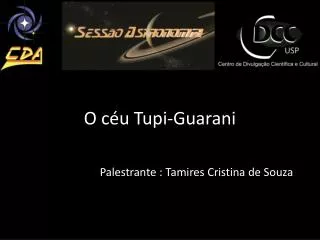 o c u tupi guarani