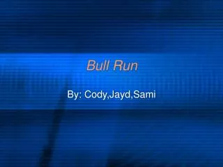 Bull Run