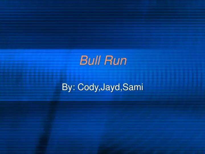 bull run