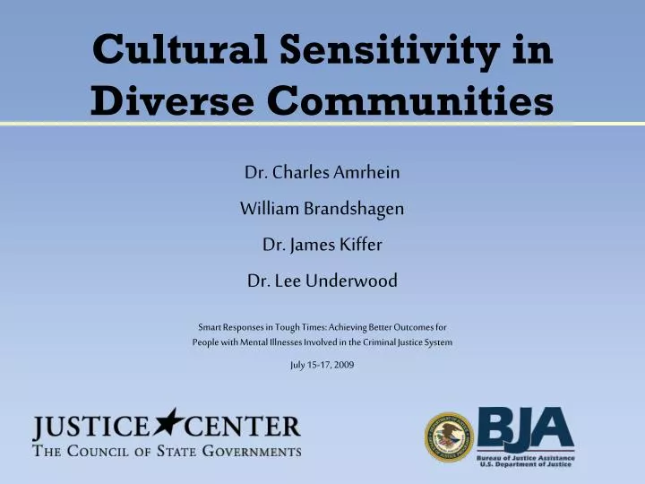 cultural sensitivity in diverse communities