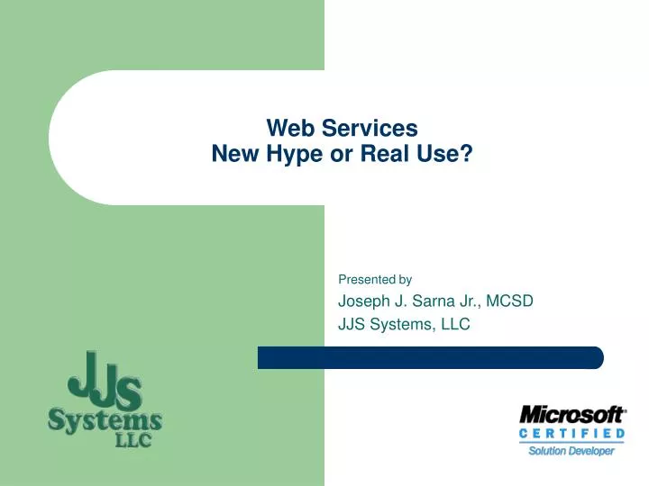 web services new hype or real use