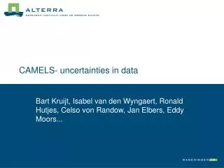 CAMELS- uncertainties in data