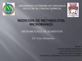 medici n de metabolitos microbianos