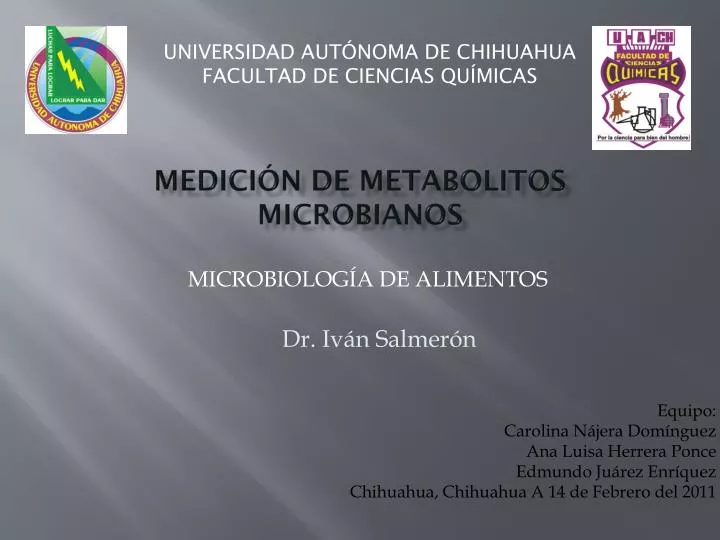 medici n de metabolitos microbianos