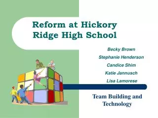 Reform at Hickory Ridge High School