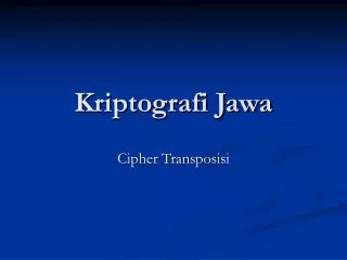 kriptografi jawa