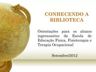 conhecendo a biblioteca