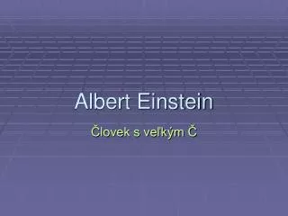 albert einstein