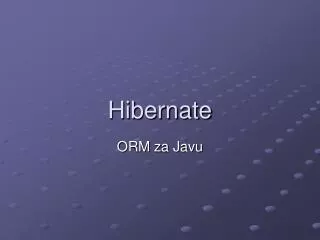 hibernate