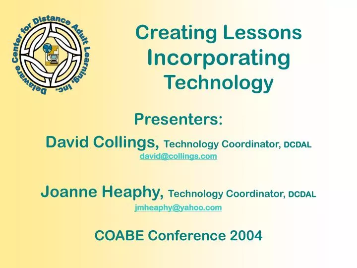 creating lessons incorporating technology