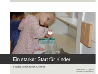 ein starker start f r kinder