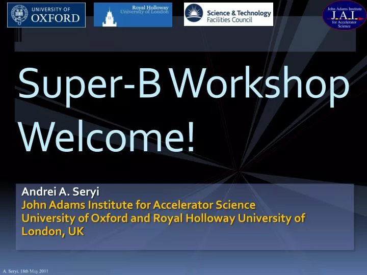 super b workshop welcome