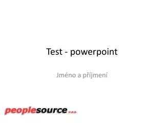 test powerpoint