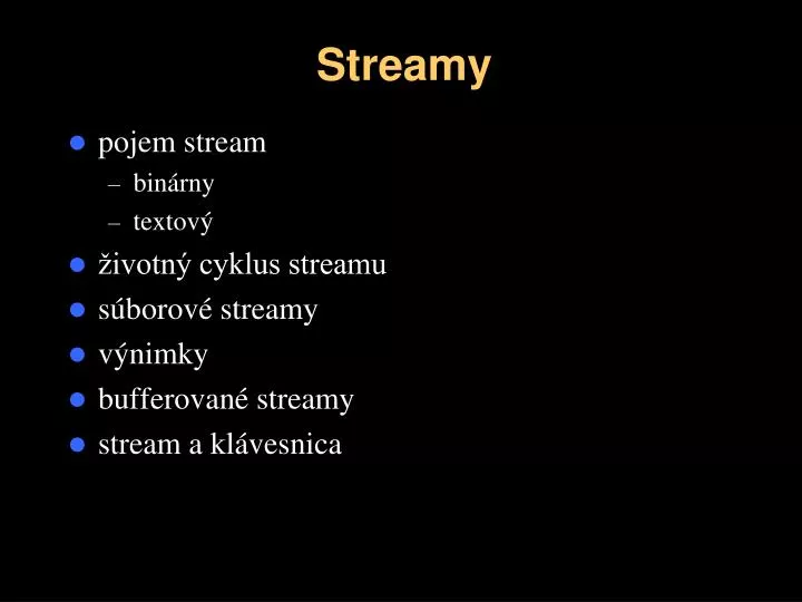 streamy