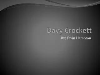 Davy Crockett