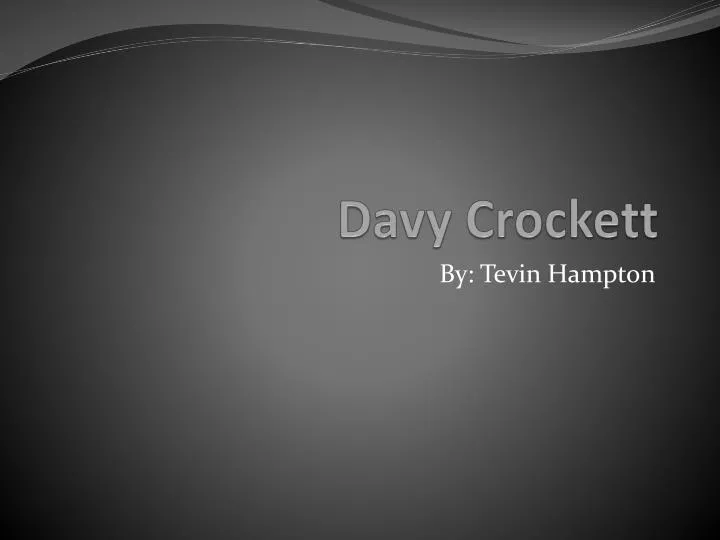 davy crockett