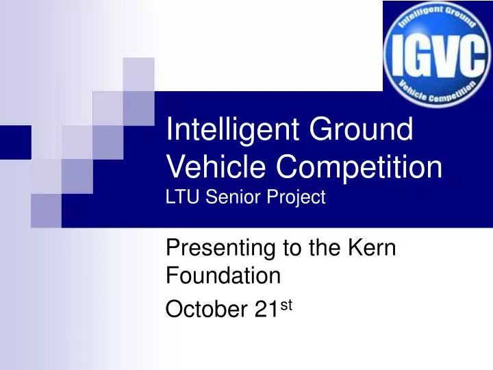 intelligent ground vehicle competition ltu senior project