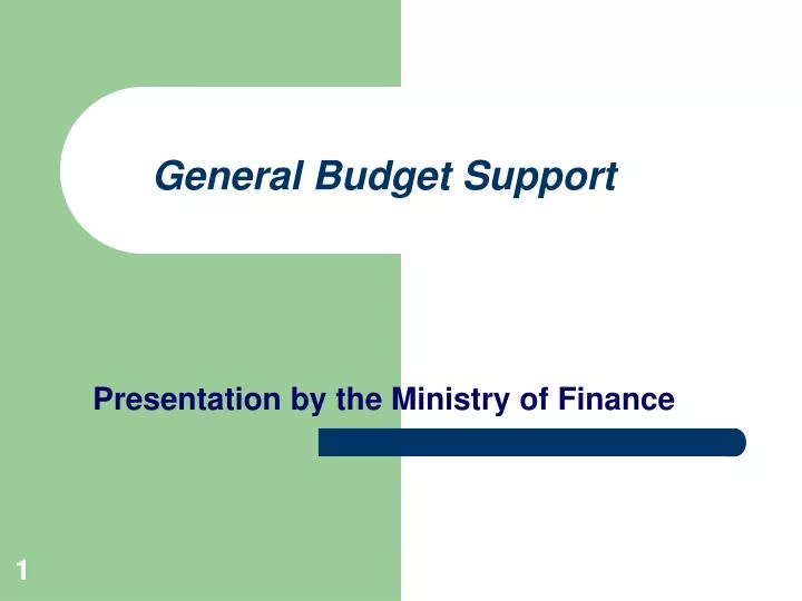 general budget support