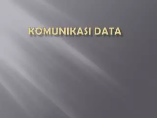 komunikasi data