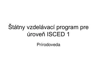 t tny vzdel vac program pre rove isced 1