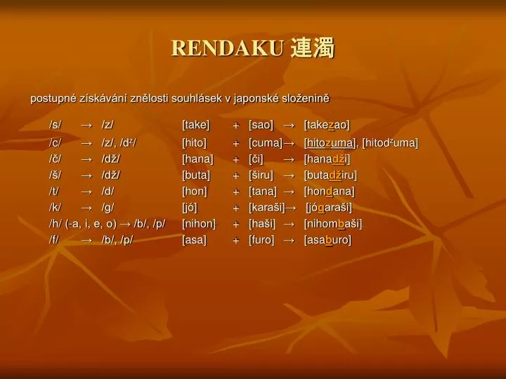 rendaku