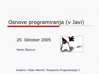 osnove programiranja v javi