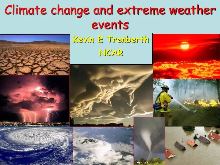 climate change and extreme weather events