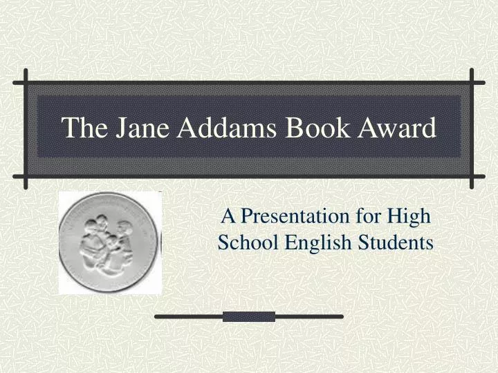 the jane addams book award
