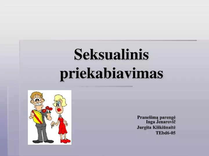 seksualinis priekabiavimas