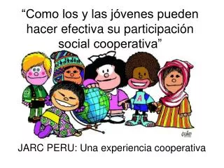 como los y las j venes pueden hacer efectiva su participaci n social cooperativa