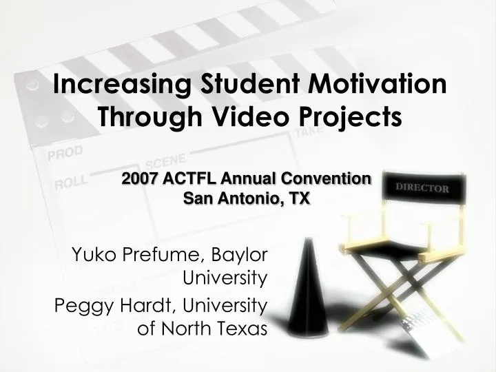 increasing student motivation through video projects