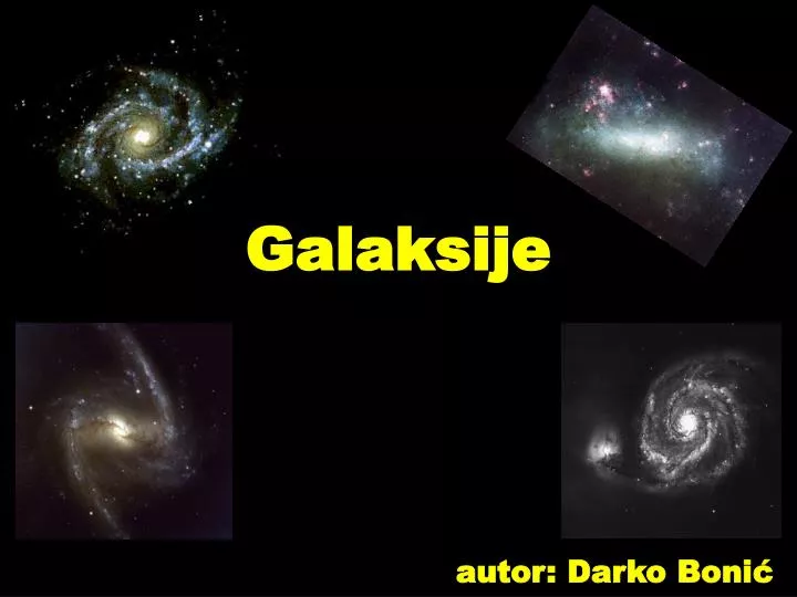 galaksije