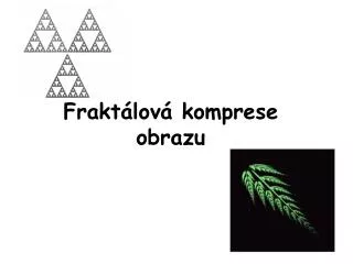 frakt lov komprese obrazu