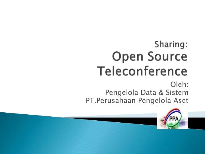 sharing open source teleconference