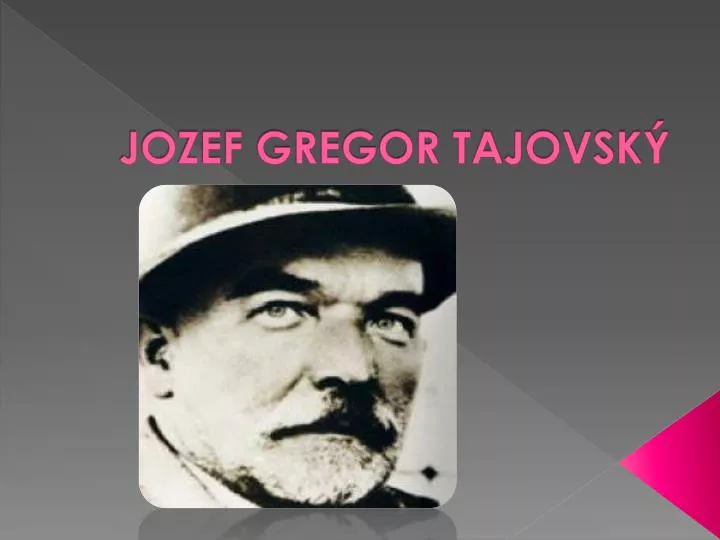jozef gregor tajovsk