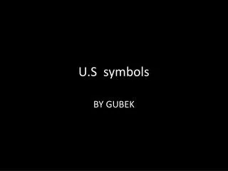 U.S symbols