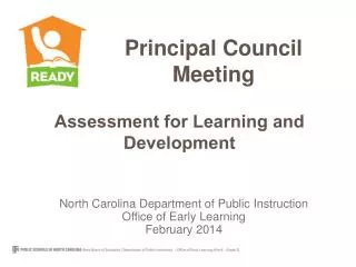 Assessment for Learning and Development