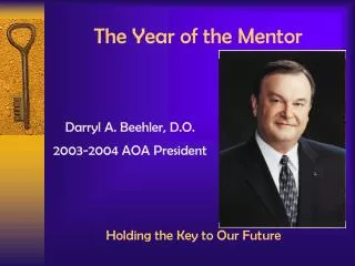 The Year of the Mentor