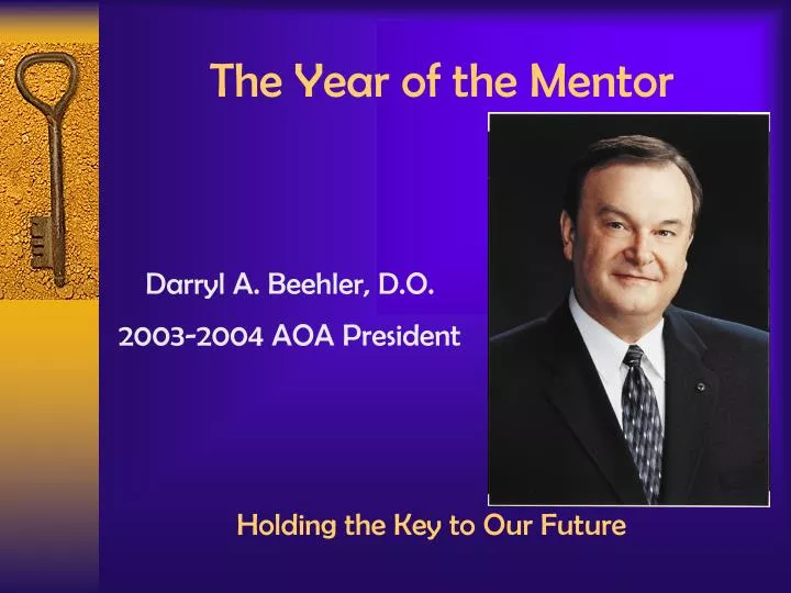the year of the mentor